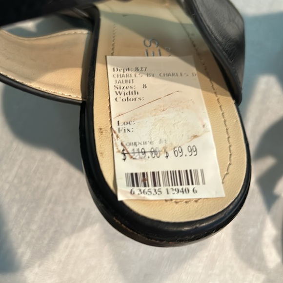 Charles by Charles David Juant Women’s Strap Chunky Heels Size 8 Like new - Picture 8 of 11